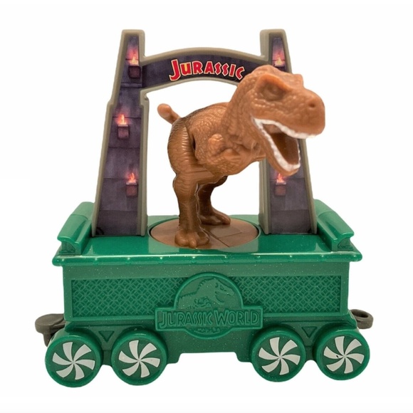 2017 McDonald's Happy Meal Holiday Express Jurassic World Train Toy Car #7 NIP - Picture 1 of 4